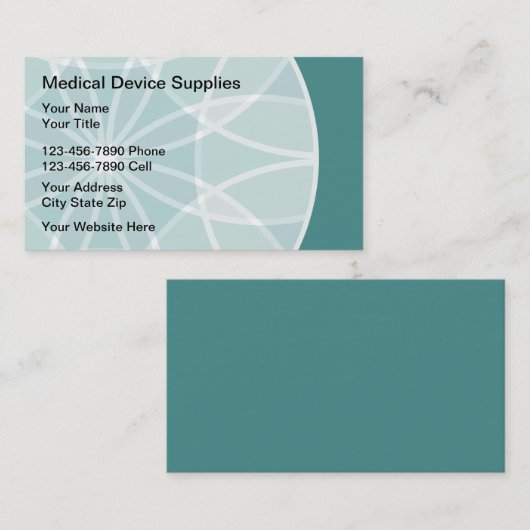 医療機器Suupplies 名刺 (正面/裏面)