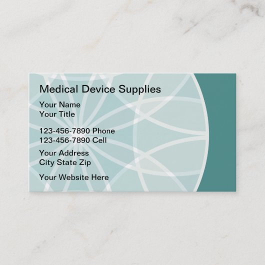 医療機器Suupplies 名刺 (正面)