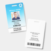 医療機関職員向けIDカード 医師 看護師 セキュリティーID バッジ (正面＆裏面)