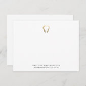 医療歯科文房具フラットノートカード ノートカード (正面/裏面)