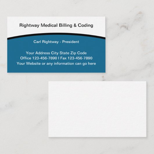 医療法案と医療法典 名刺 (正面/裏面)