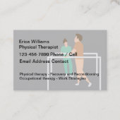 医療物理セラピストテーマ名刺 名刺 (正面)