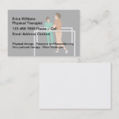医療物理セラピストテーマ名刺 名刺 (正面/裏面)