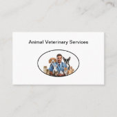 医療獣医アポイントメントカード 名刺 (正面)