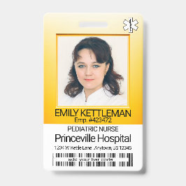 医療現場の写真 – ナース – 黄色 バッジ
