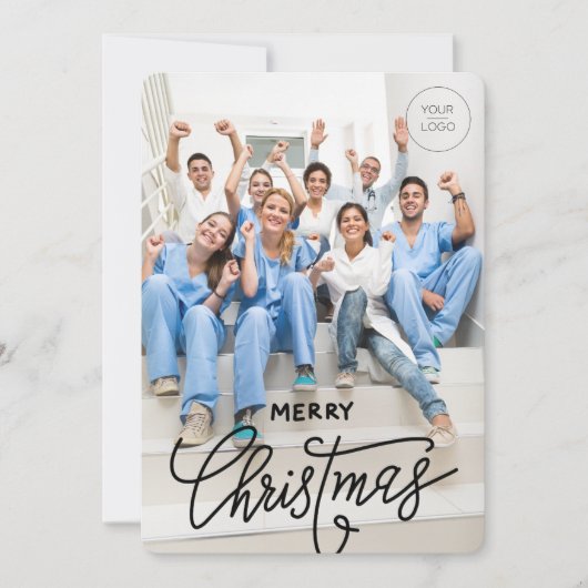 医療現場カスタムロゴメッセージ クリスマス (正面)