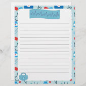 医療現場文房具紙レターヘッドスタイル レターヘッド (正面/裏面)