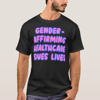 医療生活を救支持するジェンダー6 Tシャツ