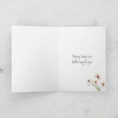 医療用の聴診器を持つテディベア カード (内部)