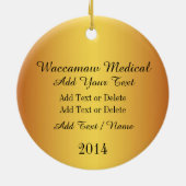 医療用の装飾 – SRF セラミックオーナメント (裏面)