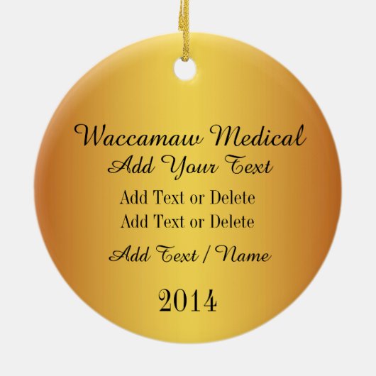 医療用の装飾 – SRF セラミックオーナメント (裏面)