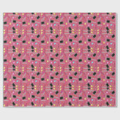 医療用またはナースギフトラップピンク ラッピングペーパー (フラット)