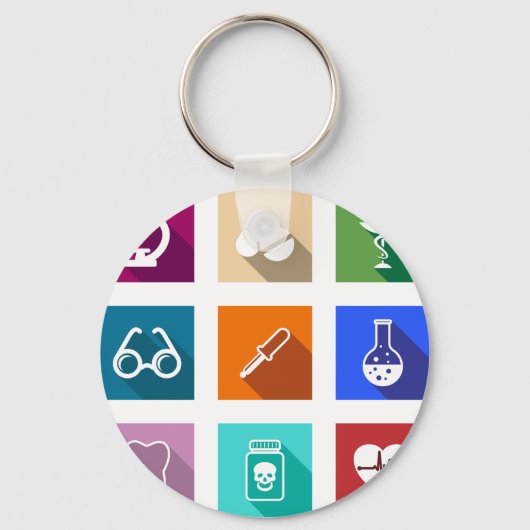 医療用アイコンキーチェーン キーホルダー (正面)