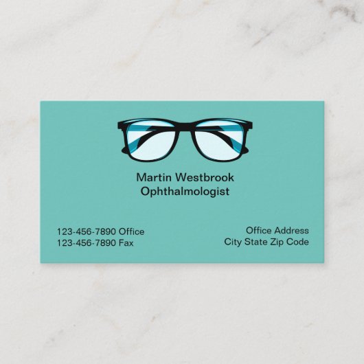 医療用アポイントメント名刺（両面）  名刺 (正面)