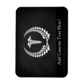 医療用カドゥセウス月桂樹 マグネット (縦)