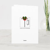 医療用クリスマスホリデーカード シーズンカード (裏面)