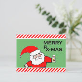 医療用クリスマスホリデーカード シーズンポストカード (スタンド正面)