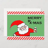 医療用クリスマスホリデーカード シーズンポストカード (正面/裏面)