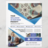 医療用クリニックサービスフライヤーテンプレート (正面/裏面)