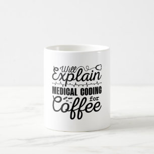 医療用コーダ医療符号化コーヒーコーディングICD コーヒーマグカップ