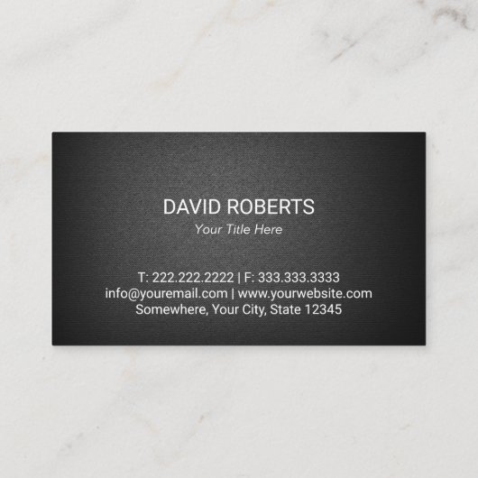 医療用シルバーカエレガントドゥセウス黒気に病 名刺 (裏面)