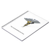 医療用シルバー カデュケウス ブラック ゴールド - ノートブック (左側)