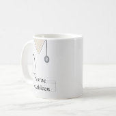 医療用スクラップズユニフォーム白 コーヒーマグカップ (正面左)