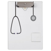 医療用スクラップナースドクターステスホワイトクリップボード クリップボード (正面)