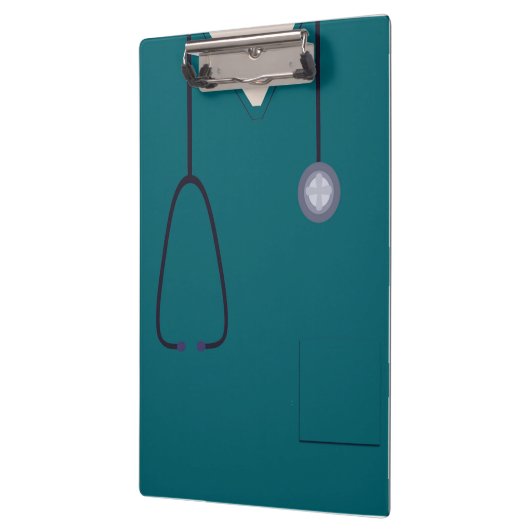 医療用スクラップナースドクターティール（緑がかった色）クリップボード クリップボード (左)