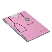 医療用スクラップピンク手帳 ノートブック (右側)