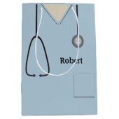 医療用スクラップライトブルーMGB ミディアムペーパーバッグ (正面)