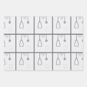 医療用スクラップラッピング紙シート ラッピングペーパーシート (正面)