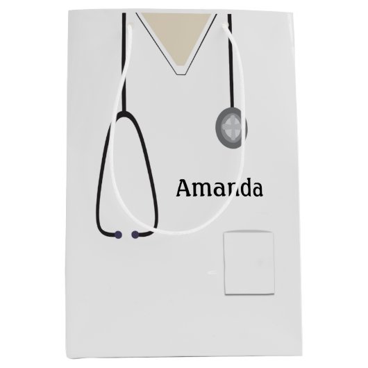 医療用スクラビング白MGB ミディアムペーパーバッグ (正面)