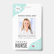 医療用ステソスコープ編集可能ミントトラベルナース