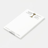 医療用スネークボウル衛生方白カドゥセウス青銅 ポストイット (アングル)