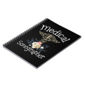 医療用ソノグラフキュートなソノグラフィー贈り物 ノートブック (左側)