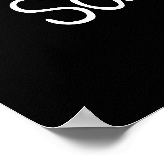 医療用ソノグラフキュートなソノグラフィー贈り物 ポスター (角)