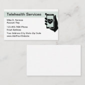 医療用テレヘルス名刺 名刺 (正面/裏面)