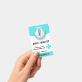 医療用ナース写真付きIDバッジカード バッジ (手持ち)