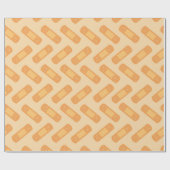 医療用ナース包帯パターン包装紙 ラッピングペーパー (フラット)