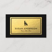 医療用ナース車いす名刺 名刺 (正面)