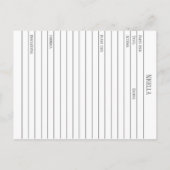 医療用ハーブ勉強カードニゲラワイルドフラワー ポストカード (裏面)