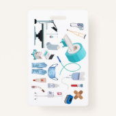 医療用バッジアクセサリ バッジ (裏面)