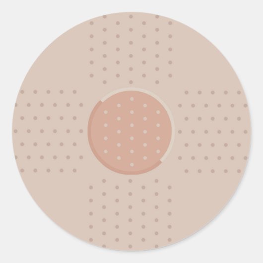 医療用バンドエイドプラスター – ラウンドステッカー ラウンドシール (正面)