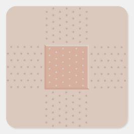 医療用バンドエイドプラスター – 四角ステッカー スクエアシール