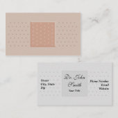 医療用バンドエイド石膏パッチ – 名刺 (正面/裏面)