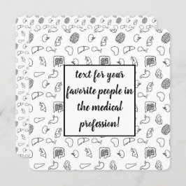 医療用パターンカード 招待状