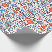 医療用パターンラッピング紙 ラッピングペーパー (角)