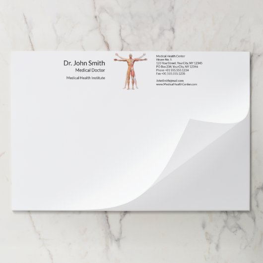 医療用ヒト体骨格筋 – 紙パッド ペーパーパッド (折り畳み)