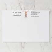 医療用ヒト体骨格筋 – 紙パッド ペーパーパッド (正面)